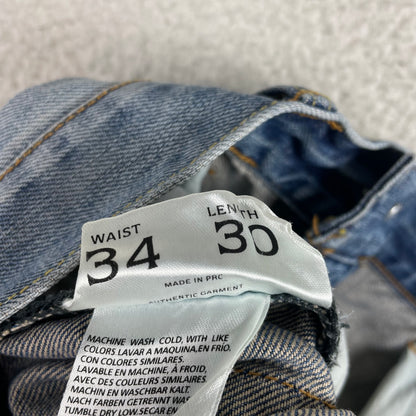 Vintage Christian Audigier Loose Fit Light Wash Jeans