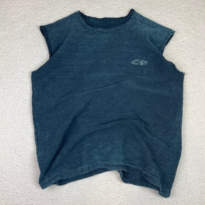 Vintage Ocean Pacific Indigo Dyed Ribbed Sleeveless Vest