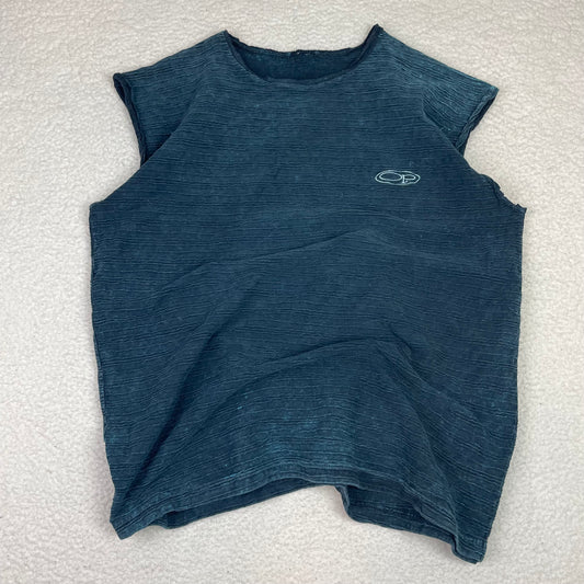 Vintage Ocean Pacific Indigo Dyed Ribbed Sleeveless Vest