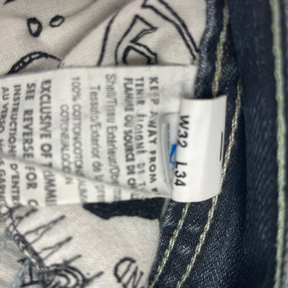 Evisu x Puma Dark Wash Seagull Logo Denim Jeans