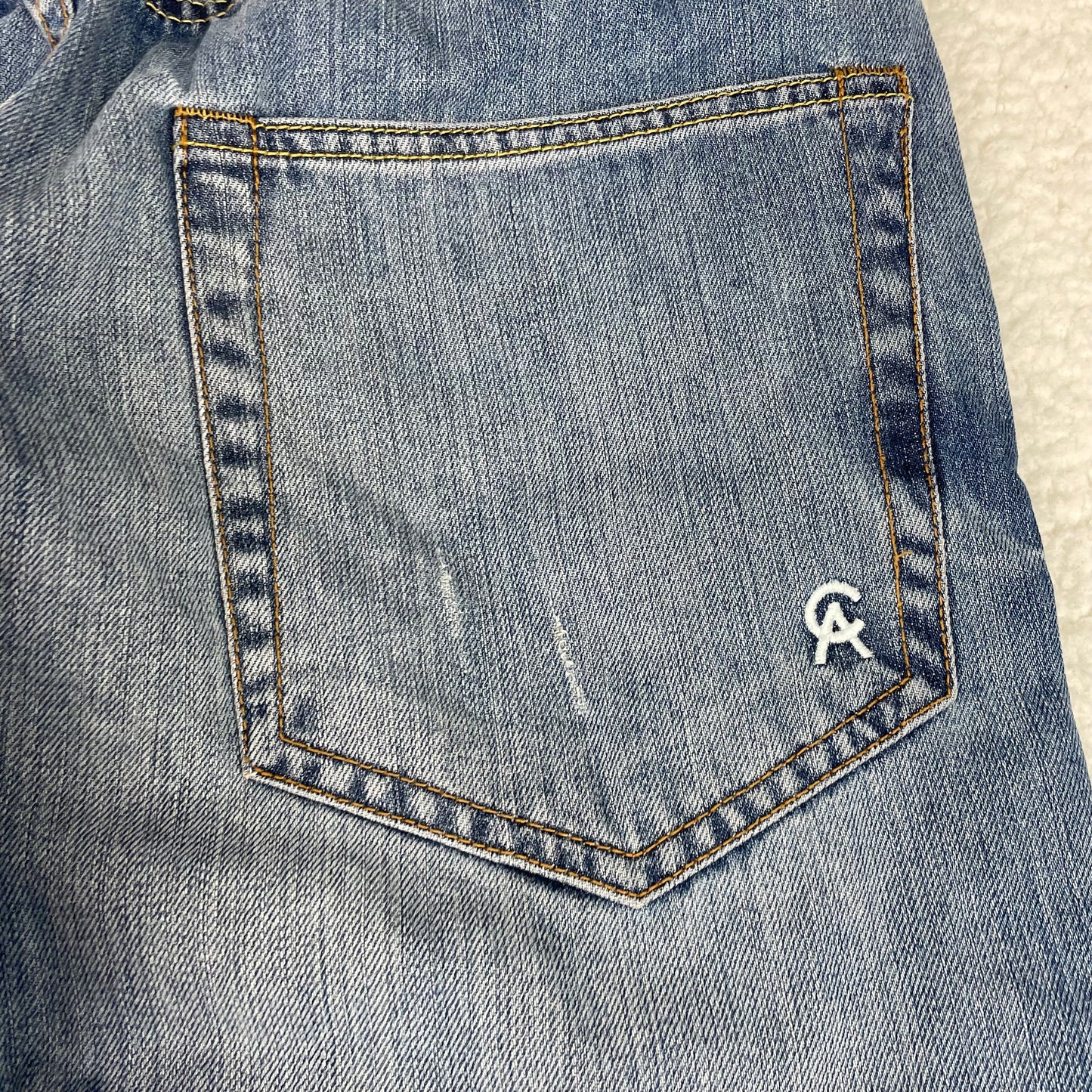 Vintage Christian Audigier Loose Fit Light Wash Jeans