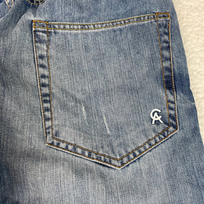 Vintage Christian Audigier Loose Fit Light Wash Jeans