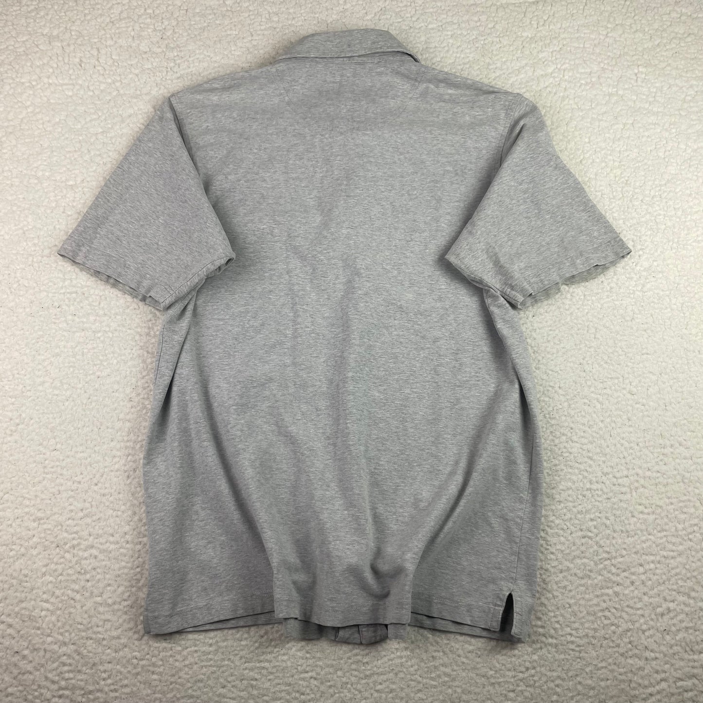 Vintage, Eddie Bauer Heather Gray Short Sleeve Button Up Shirt
