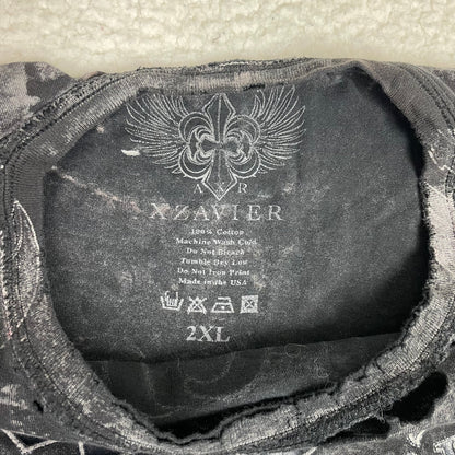 Y2K Jesse Pinkman Xzavier Affliction Style Distressed AOP Shirt