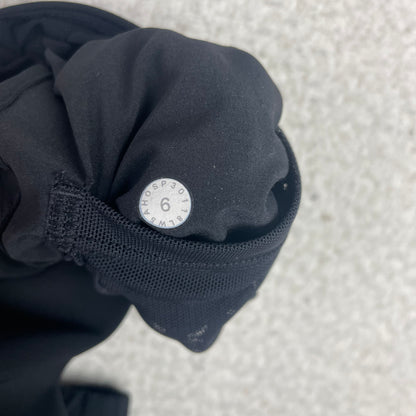Lululemon Black On The Fly Pants 6 Minimalist Gorpcore Casual