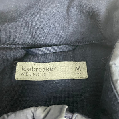Icebreaker MerinoLoft Navy Blue Full Zip Hybrid Quilted Jacket