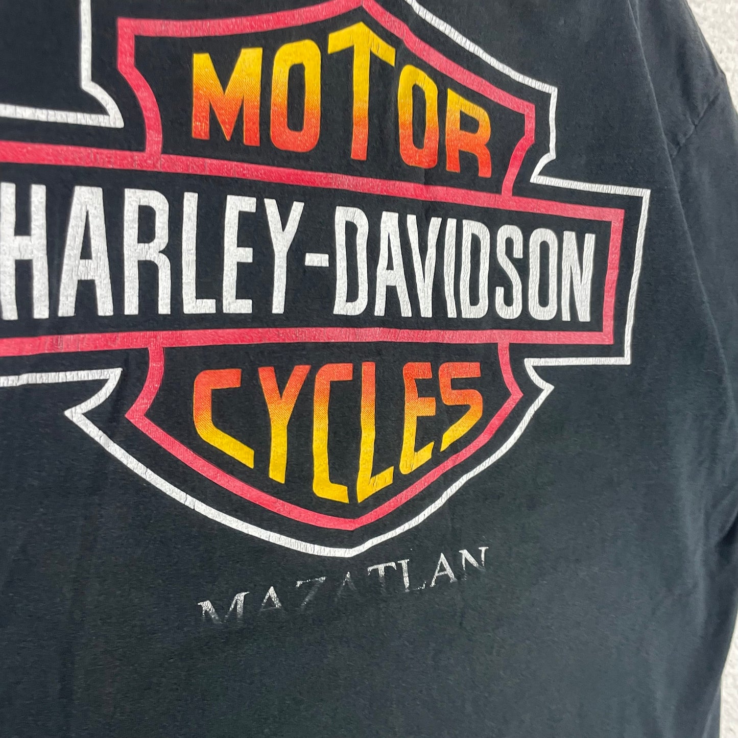 Vintage Harley Davidson Wolf Eagle Mazatlan Shirt