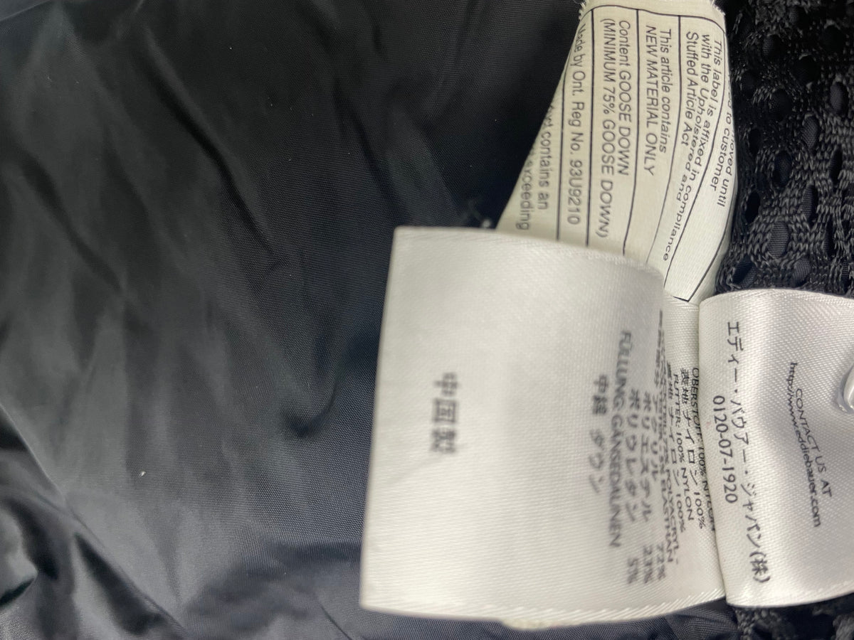 Eddie Bauer Beige Down-filled Hooded Jacket XL Gorpcore Outdoors Hiking