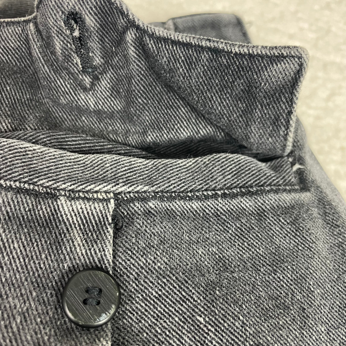 Vintage Arrston Volaju Kohshin Satoh Black Denim Barrel Jeans 28