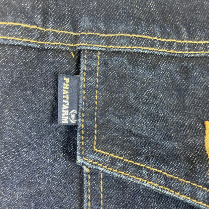 Y2K Phat Farm Dark Wash Denim Trucker Jacket