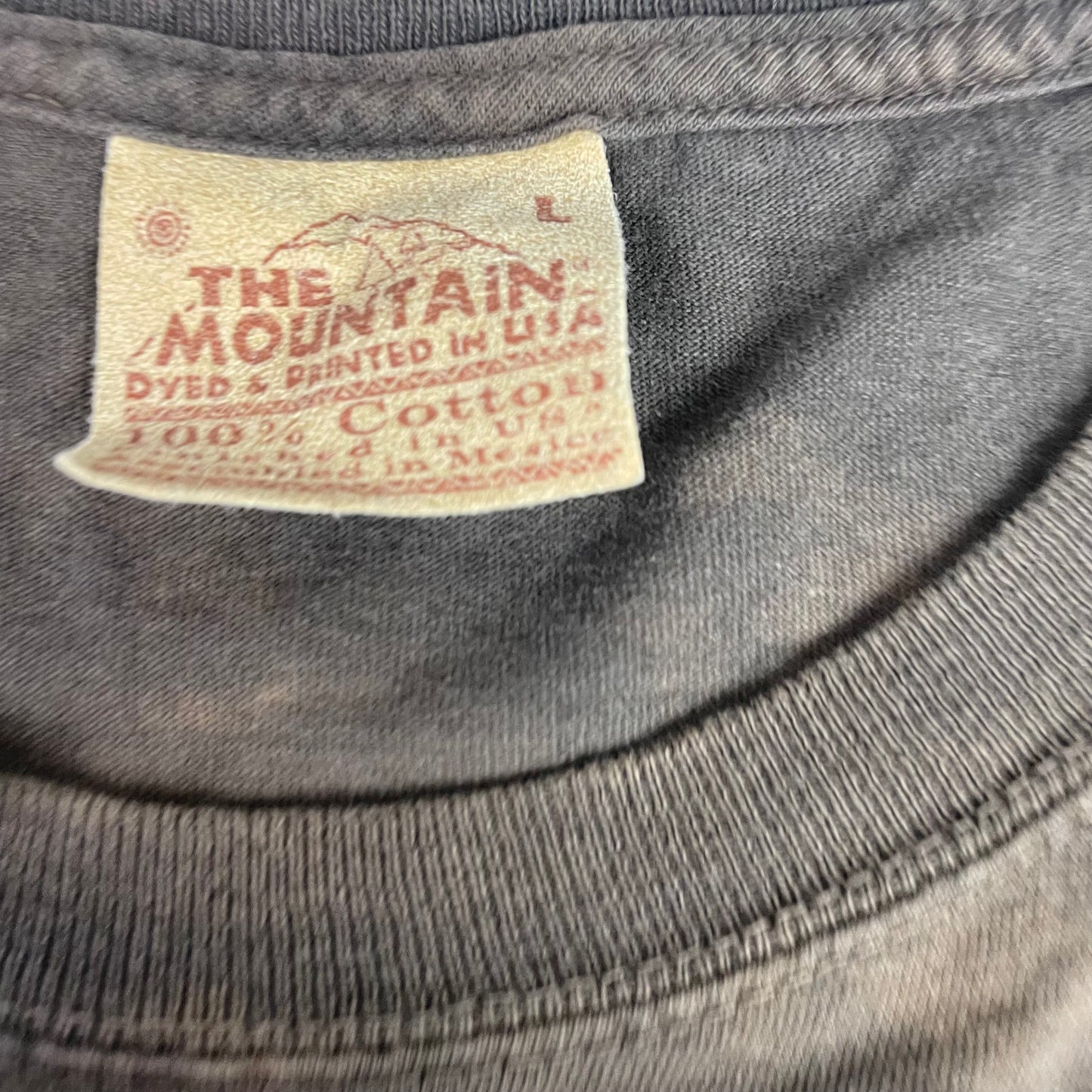 The Mountain Moose Graphic Brown Tie Dye Nature T-Shirt