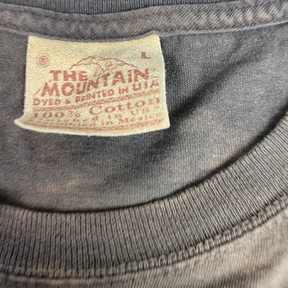 The Mountain Moose Graphic Brown Tie Dye Nature T-Shirt