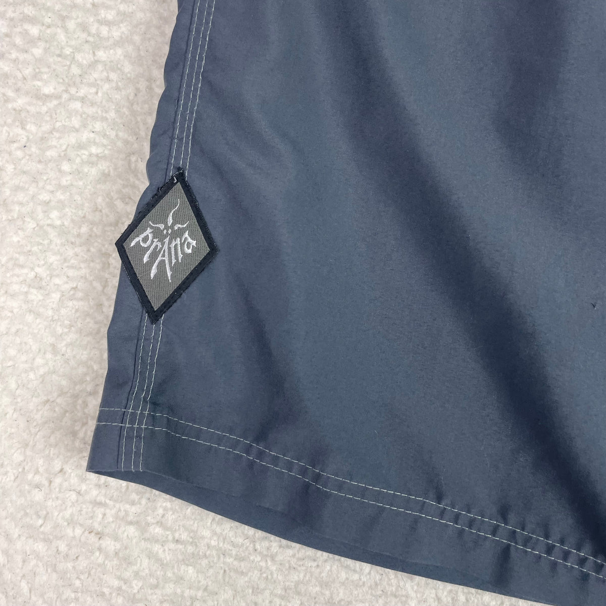 prAna Grey Hiking Board Shorts L Gorpcore Outdoors Surf Beach