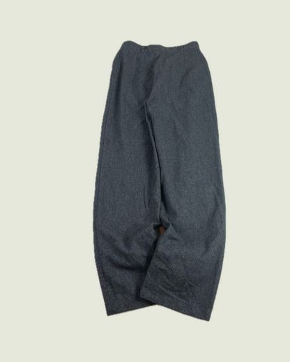 Vintage Sag Harbour Gray 100% Wool Wide Leg Pants