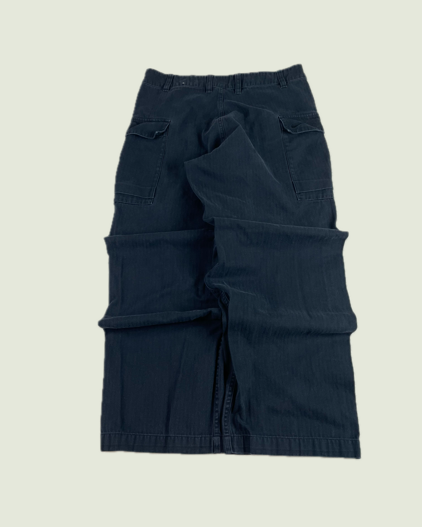 Y2K Nike Baggy Cargo Utility Black Pants