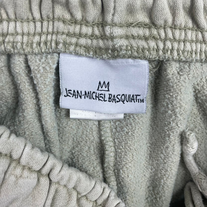 Jean Michel Basquiat Tan Graphic Art Jogger Sweatpants