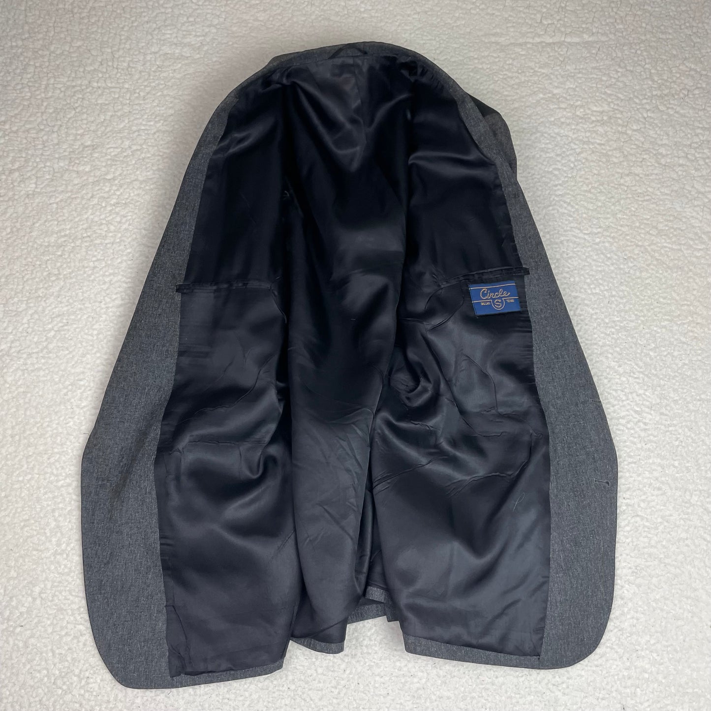 Vintage Circle S Dallas Texas Yoke Western Gray Blazer