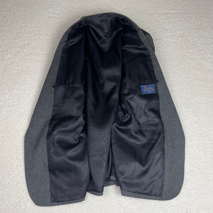 Vintage Circle S Dallas Texas Yoke Western Gray Blazer