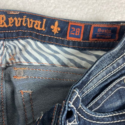 Rock Revival Sasha Low Rise Rhinestone Jeans