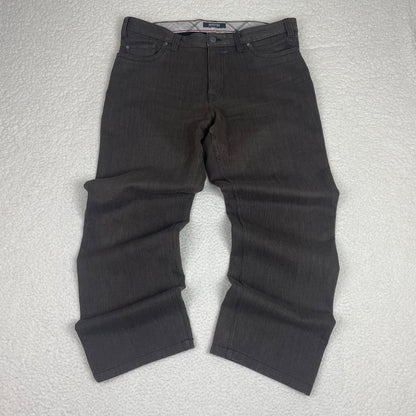 Wide Leg Brown Low Crotch Barrel Baggy Pants