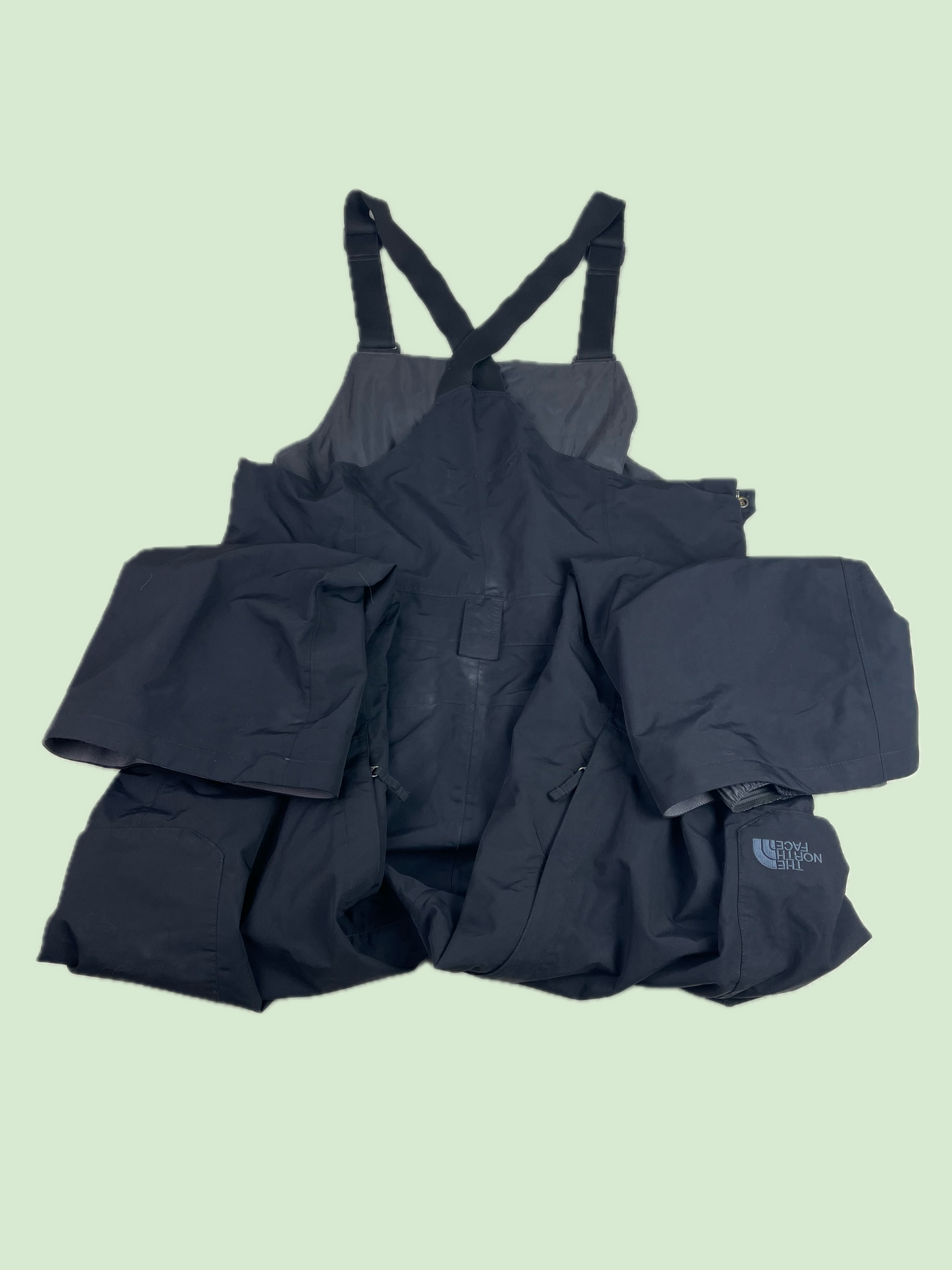 The North Face Black Insulated Bib Snow Pants Ski Overalls