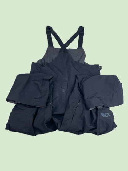 The North Face Black Insulated Bib Snow Pants Ski Overalls