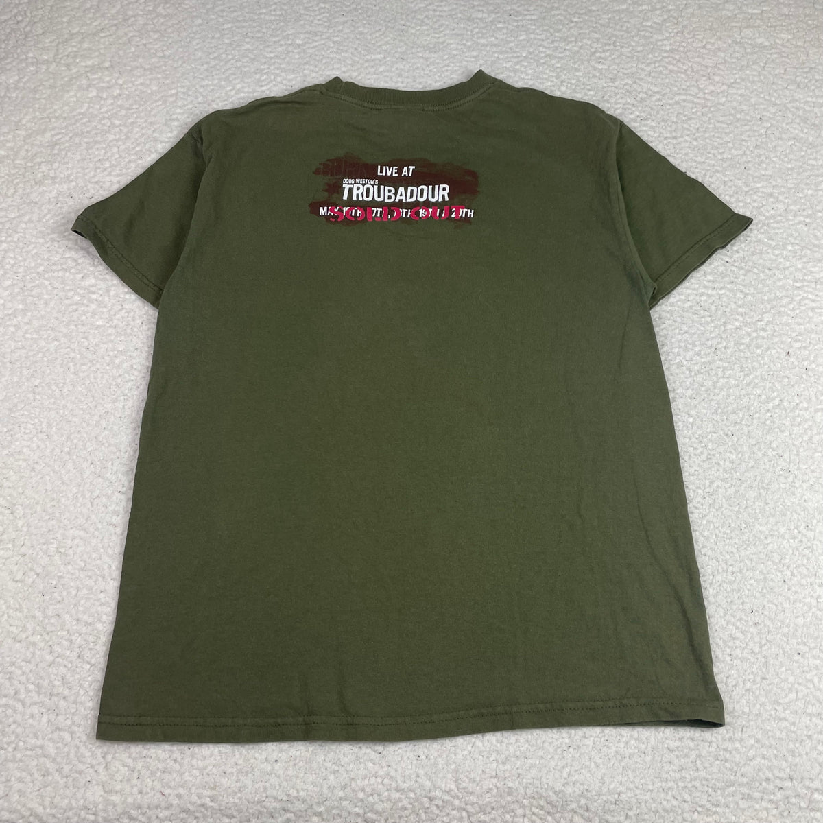 Vintage Rise Against Olive Green Burn Hollywood Burn Band T-Shirt M Grunge