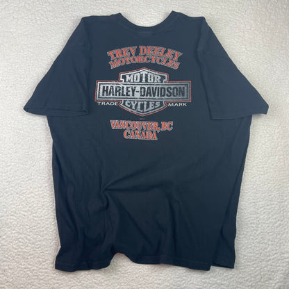 Vintage Harley Davidson Y2K Skulls Shirt
