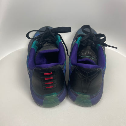 Nike Kobe Overcome Peach Jam Emerald Glow Purple Basketball Shoes 9.5 705317-305