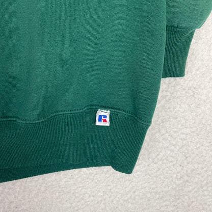 Vintage Russell Made in USA Forest Green Blank Pullover Sweatshirt