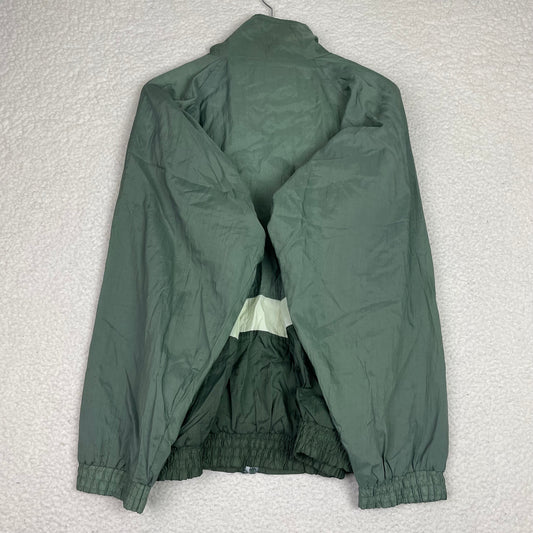 Vintage Windriver Chevron Green Color Block Windbreaker Jacket