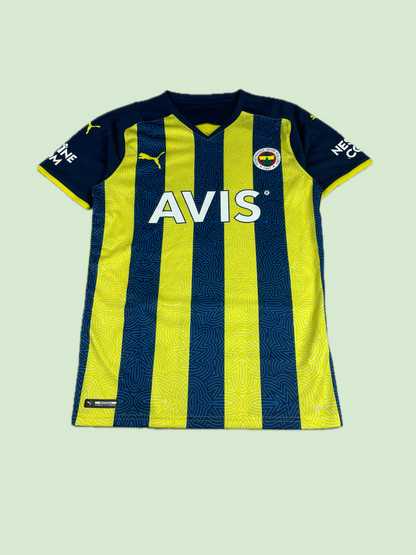 Puma Fenerbahçe Mehmet 7 Soccer Jersey Yellow Navy Striped