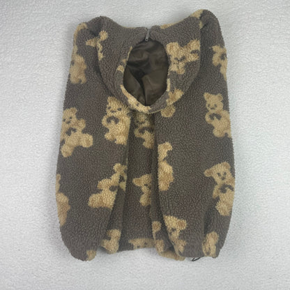 Aelfric Eden APO Bear Print Sherpa Fleece Hoodie