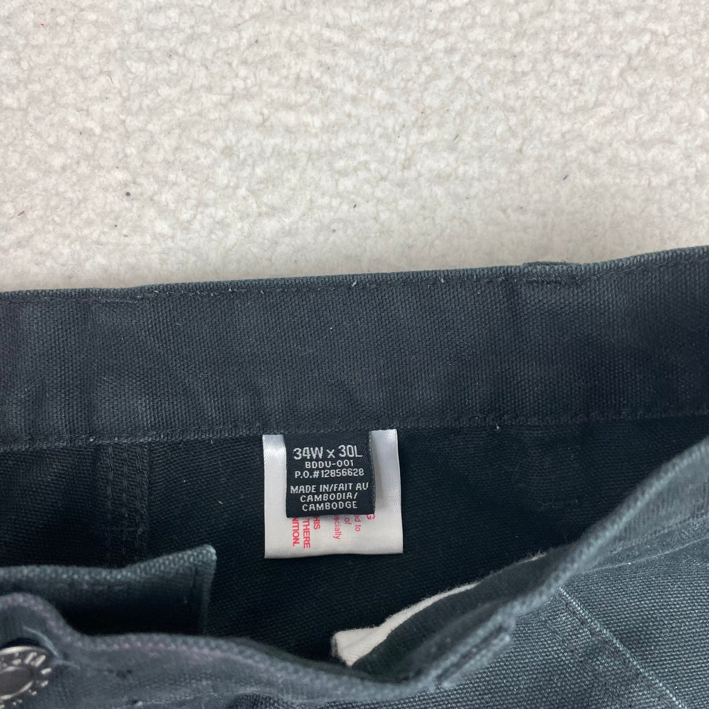 Vintage Dakota Double Knee Black Carpenter Pants