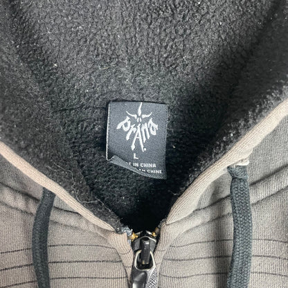 Vintage PrAna Y2K Striped Zip Up Hoodie