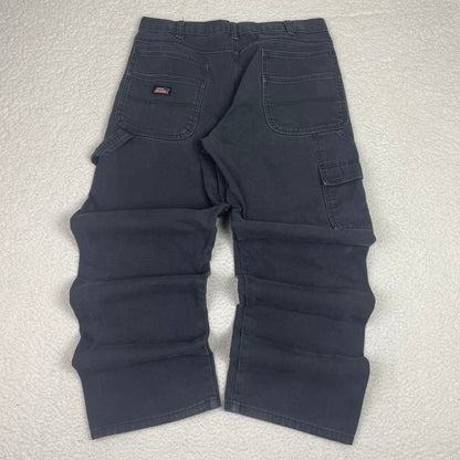 Dickies Black Double Knee Carpenter Fatigue Pants