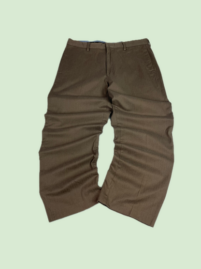 GAP Super Baggy Classic Fit Brown Chino Pants Trousers
