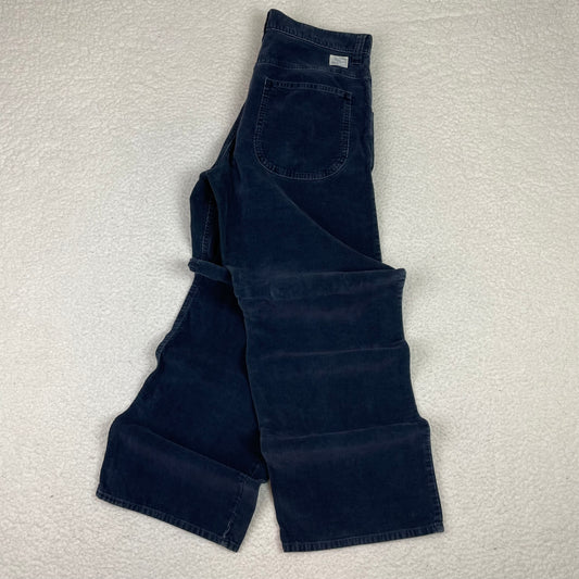 Vintage Baggy GAP Worker Jean Navy Blue Corduroy Pants