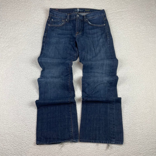 7 Seven For All Mankind Brett Dark Wash Bootcut Jeans