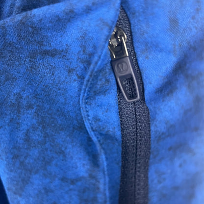 Lululemon Blue Abstract Pattern Lined Athletic Shorts 30