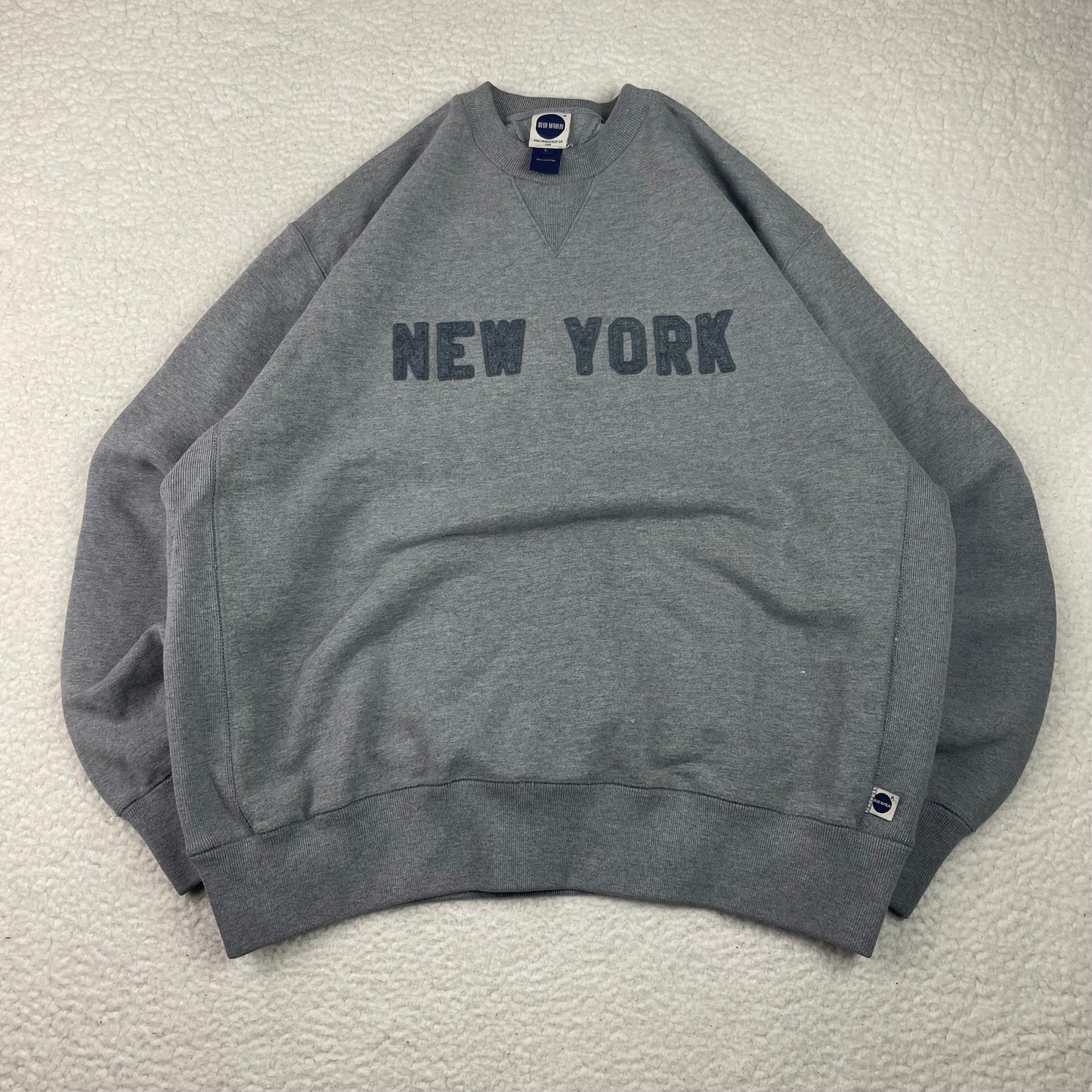 Vintage Blue Marlin New York Pullover Sweatshirt