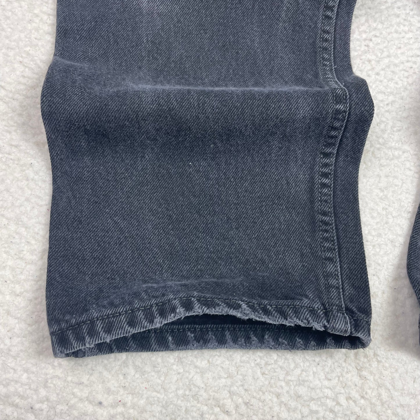 Levis 550 Relaxed Fit Stone Wash Fade Black Jeans