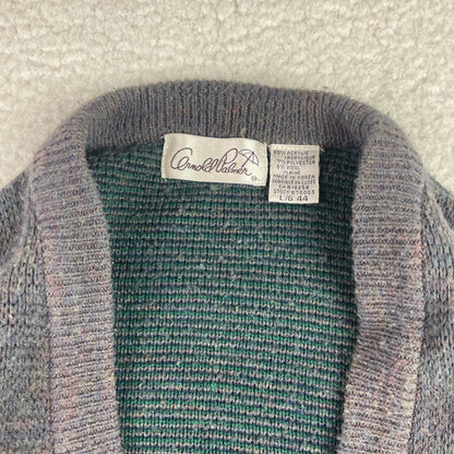 Vintage Arnold Palmer Golf Embroidery Indigo Cardigan Sweater