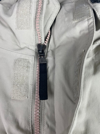 Eddie Bauer Beige Down-filled Hooded Jacket XL Gorpcore Outdoors Hiking