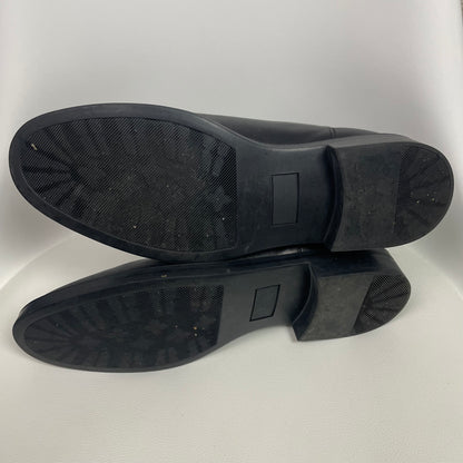 Boemos Black Leather Chelsea Boots 43 Made In Italy