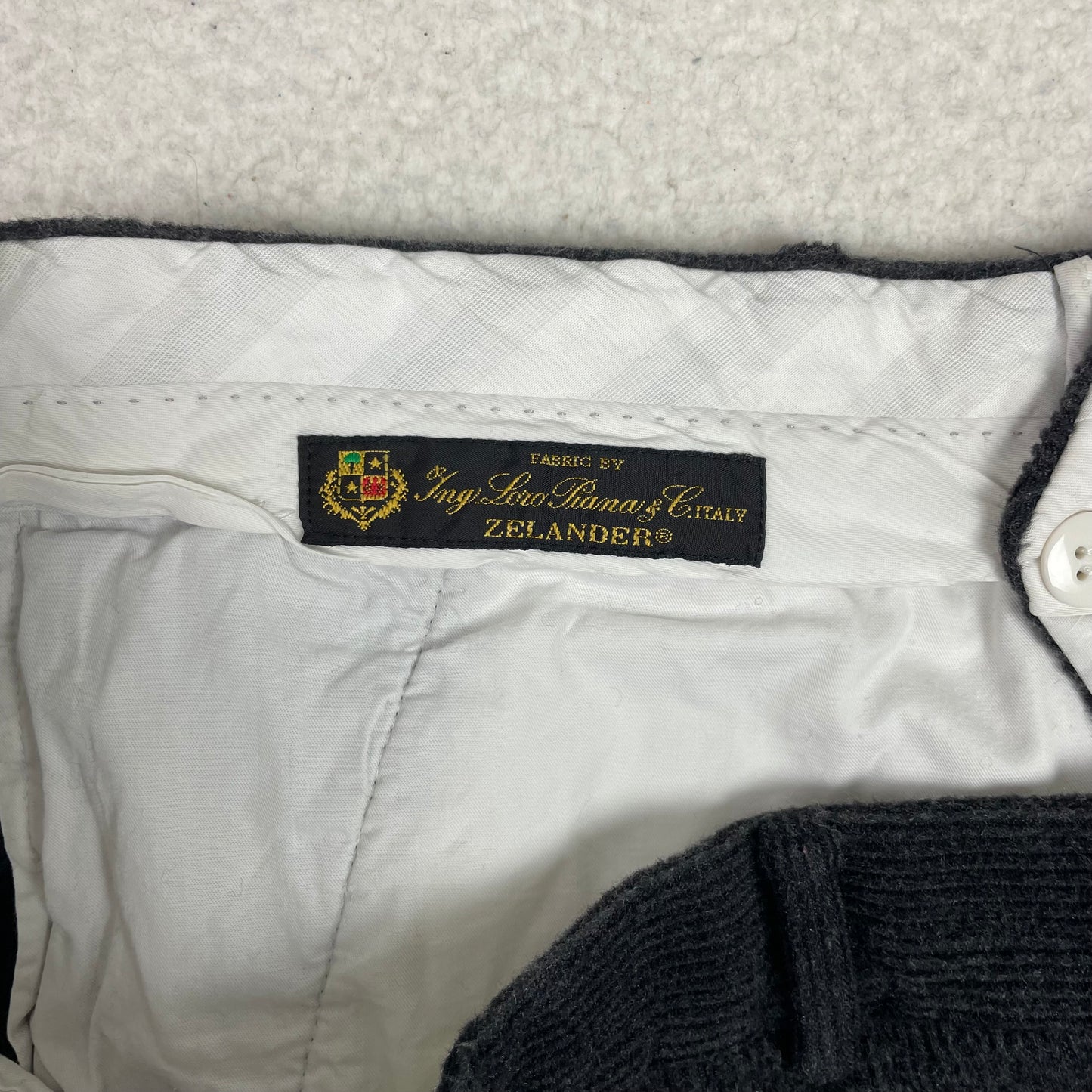 Vintage Samuelsohn Zelander Wool Low Crotch Barrel Pants