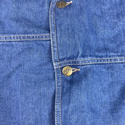 Lee Vintage Blue Denim Button Up Vest