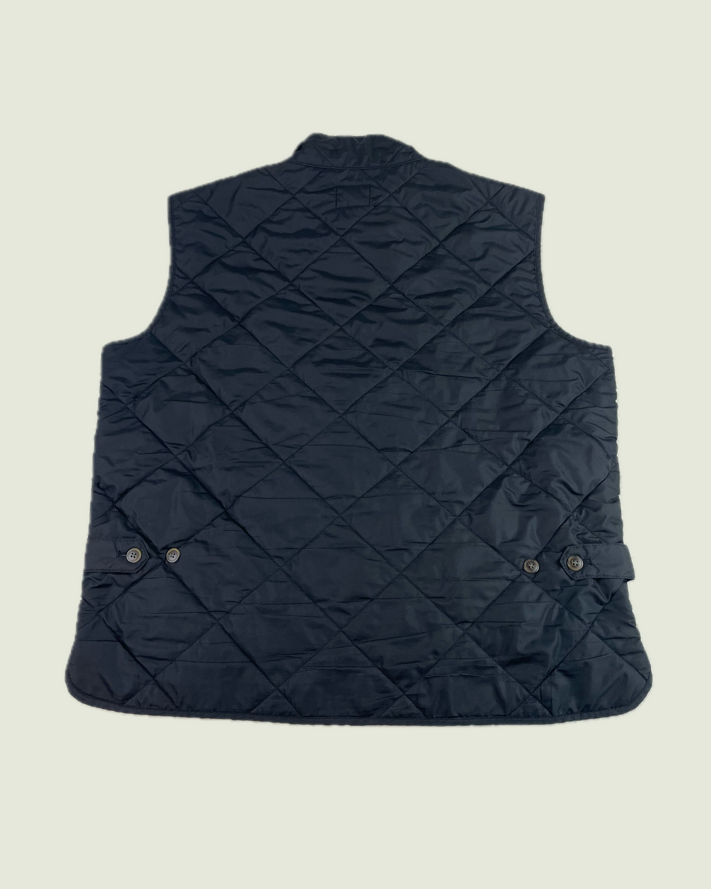 J Crew Walker Black Quilted Lightweight Vest
