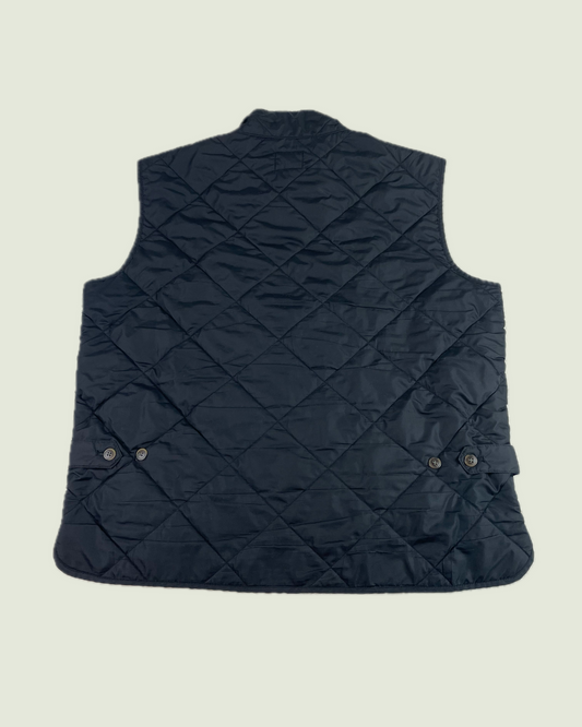 J Crew Walker Black Quilted Lightweight Vest