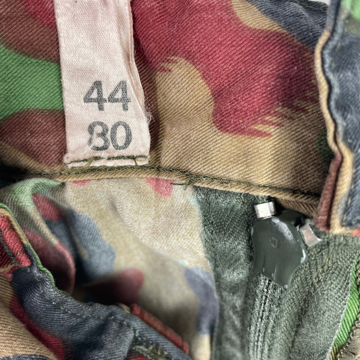 Vintage Swiss Hess Alpenflage Camo Military Cargo Pants 33x31
